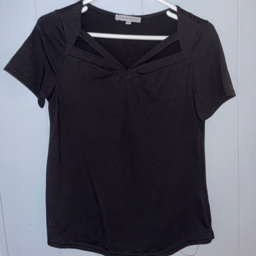dressy black short sleeve shirt